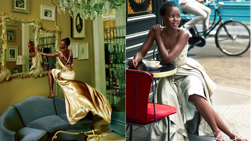 Illustration for article titled Lupita Nyong'o Literally Shimmers on New Vogue Cover